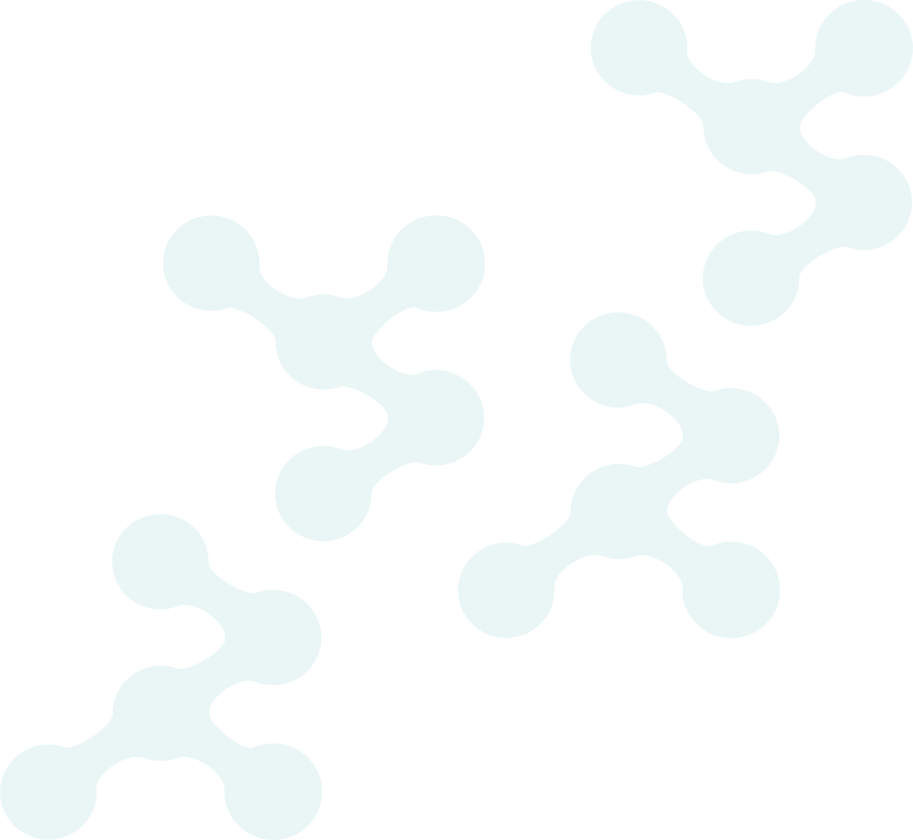 Patroon logo blauw